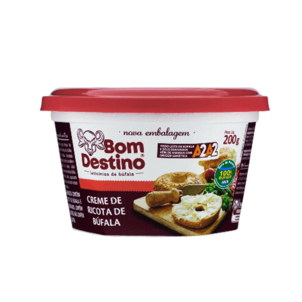 Creme de Ricota de Bufala Bom Destino 200g