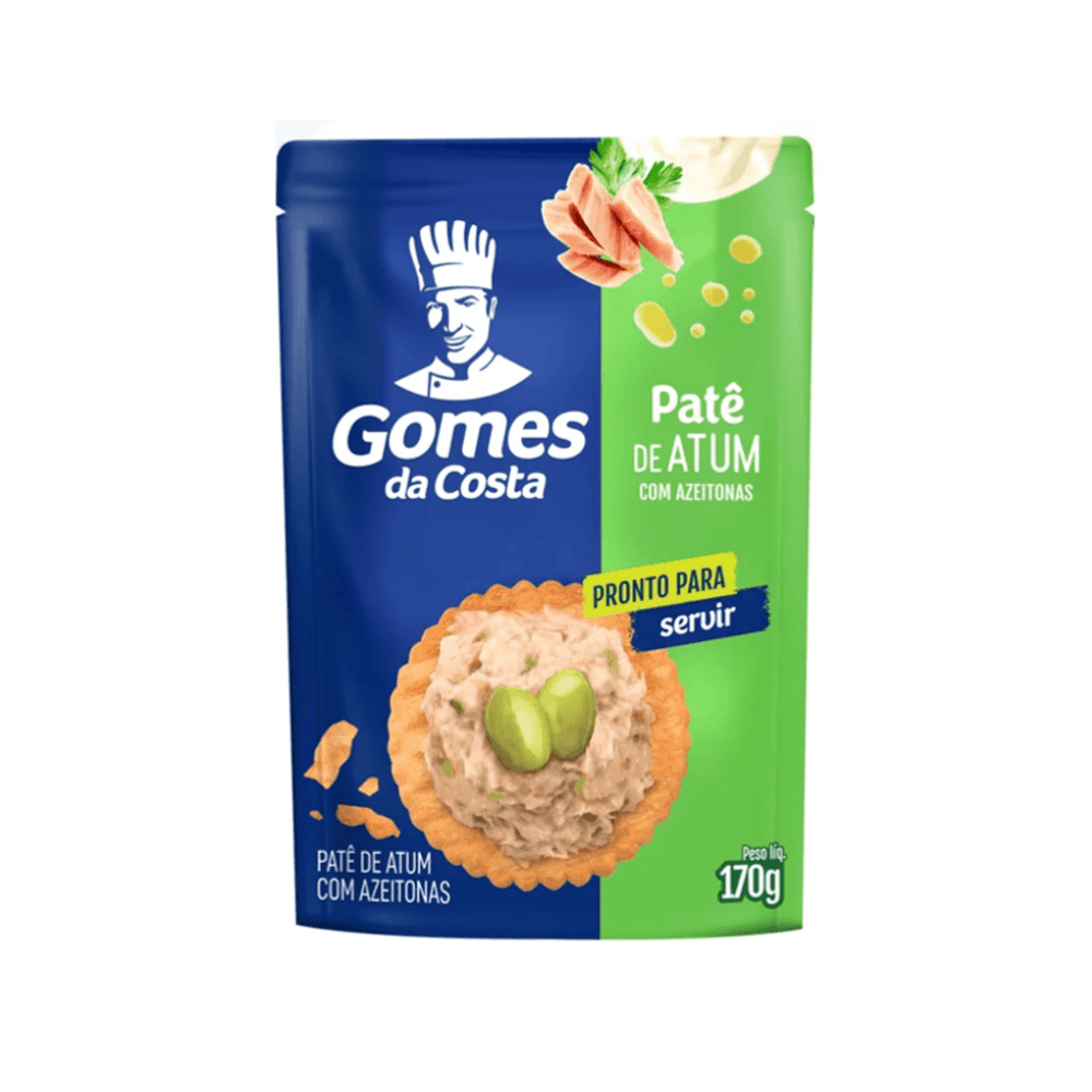 Patê de Atum Gomes da Costa com Azeitona Sachê 170g