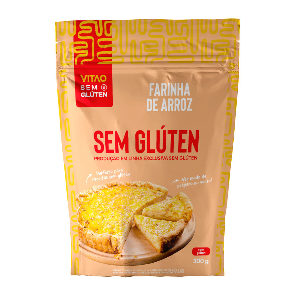 Farinha de Arroz Vitao Pacote 300g