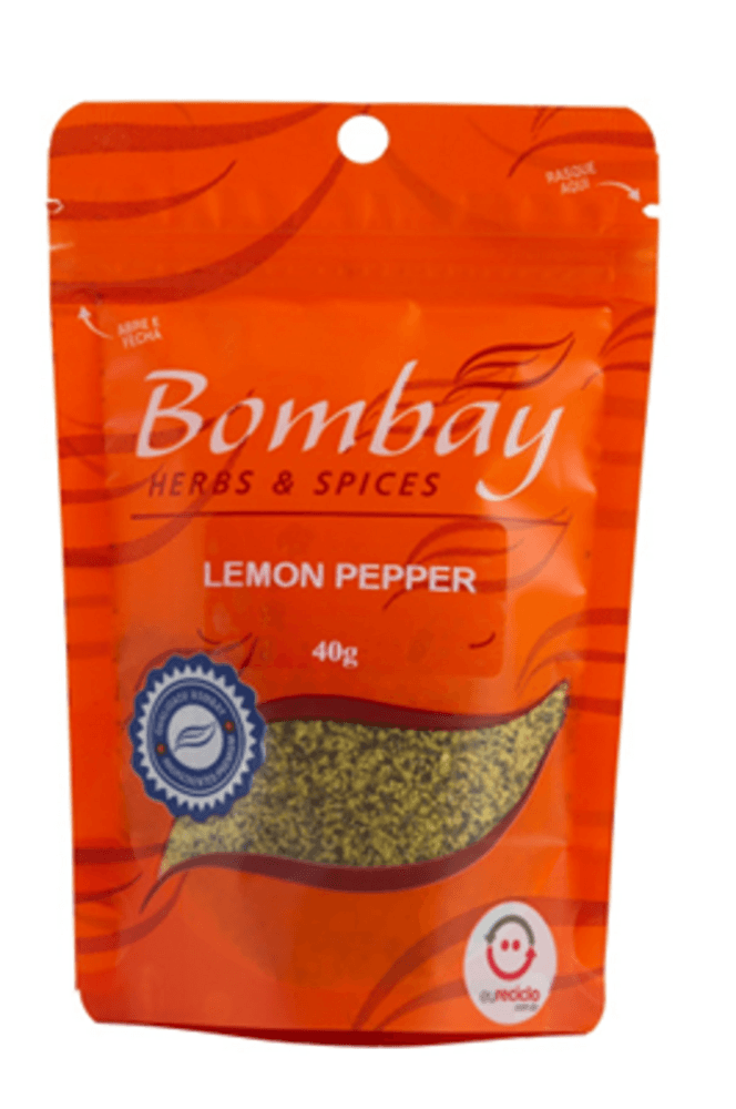 Tempero Lemon Pepper Bombay Herbs & Spices Pouch 40g