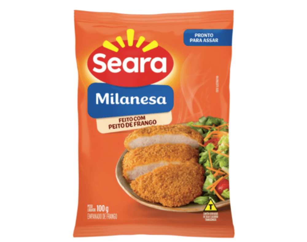 Empanado de Frango Peito Filé Seara Pacote 100g