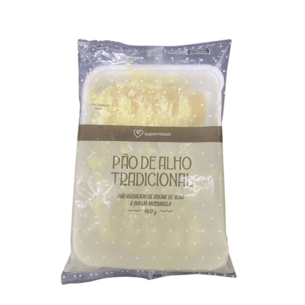 Pão de Alho Super Nosso Tradicional com 4 Unidades