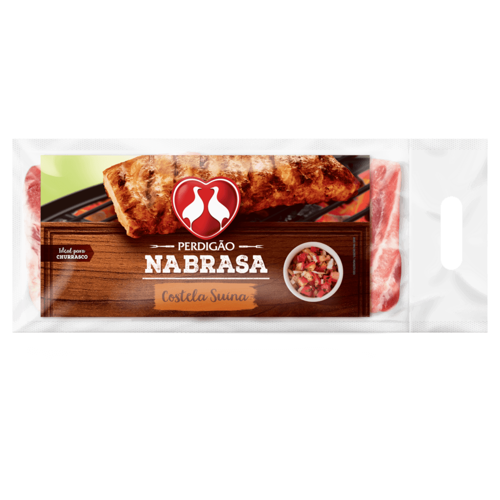 Costela Suína Congelada Perdigão Na Brasa 1.2Kg