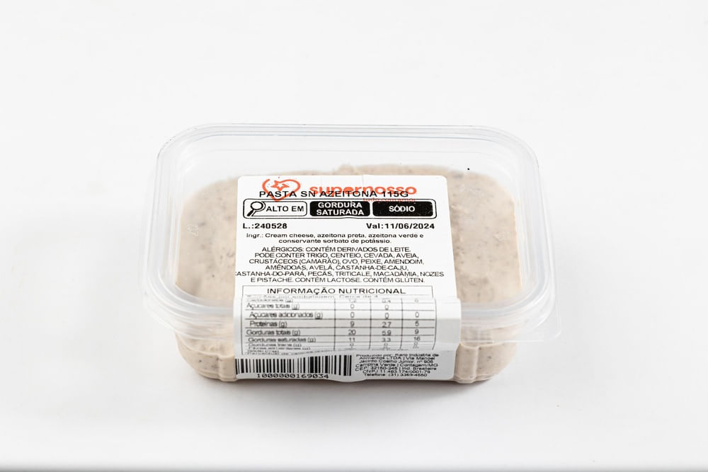 Pasta Supernosso Azeitona 115g