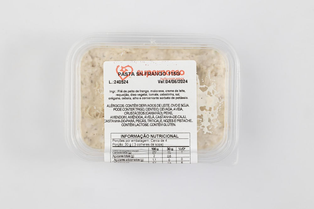 Pasta Supernosso Frango 115g
